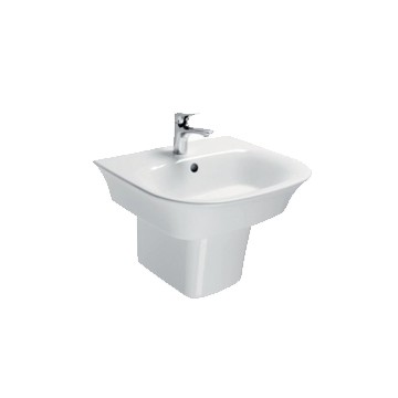 Chậu Rửa Mặt Chân Lửng TOTO LW196K/LW196HFK