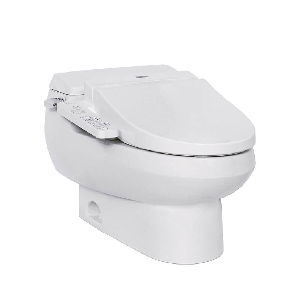 Bàn cầu một khối kèm nắp rửa điện tử Washlet TOTO - MS688W7