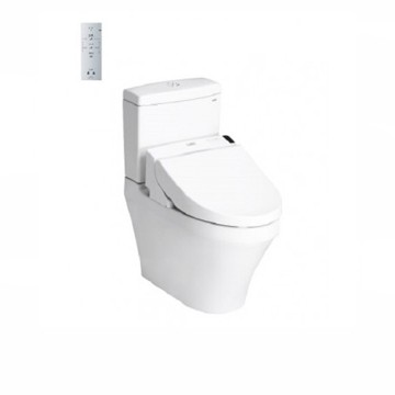 Bàn Cầu 2 Khối Kèm Nắp Rửa Điện Tử Washlet TOTO - CS945DNW6