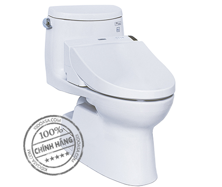 Bàn Cầu 1 Khối Kèm Nắp Rửa Điện Tử Washlet TOTO - MS905W6