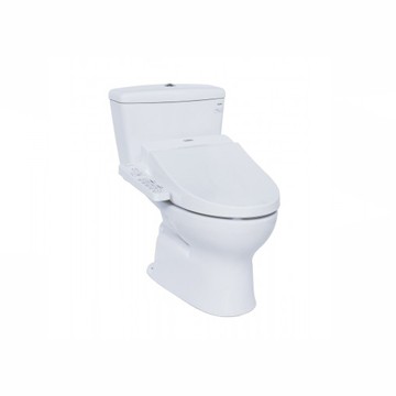 Bàn cầu hai khối kèm nắp rửa điện tử Washlet TOTO - CS300DRW7