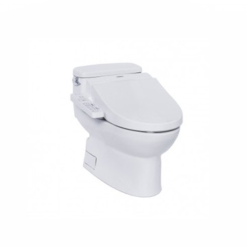 Bàn Cầu Một Khối Kèm Nắp Rửa Điện Tử Washlet TOTO - MS884W7