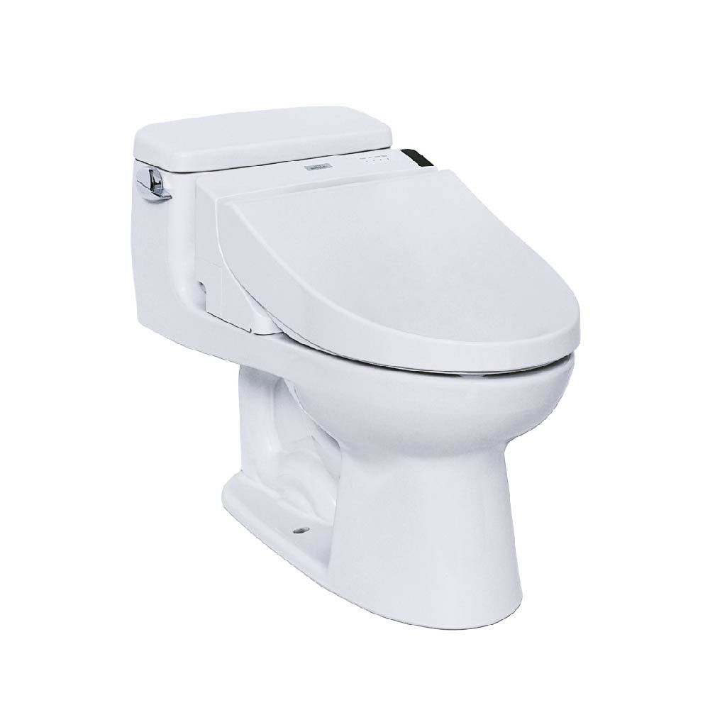 Bàn Cầu 1 Khối Kèm Nắp Rửa Điện Tử Washlet TOTO - MS864W6