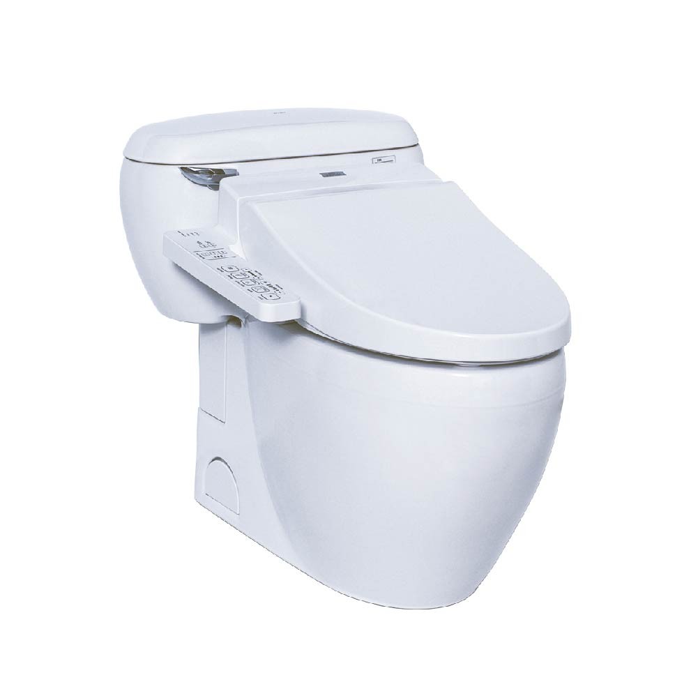 Bàn Cầu 1 Khối Kèm Nắp Rửa Điện Tử Washlet TOTO - MS366W7