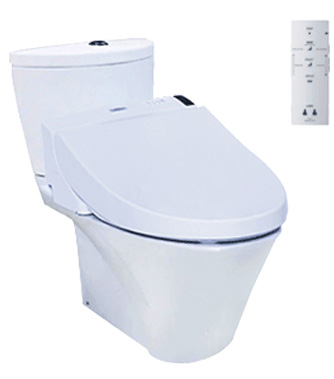 Bàn Cầu 2 Khối Kèm Nắp Rửa Điện Tử Washlet TOTO - CS819DSW6